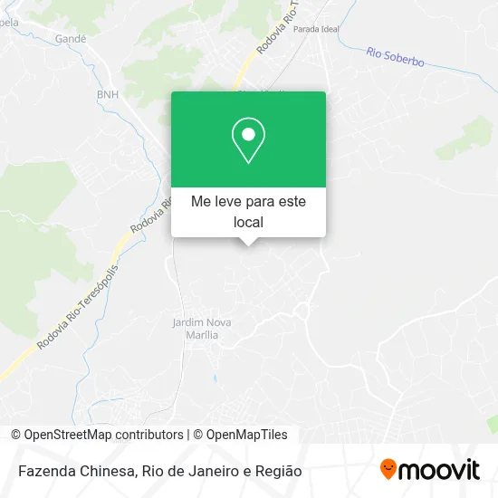 Fazenda Chinesa mapa