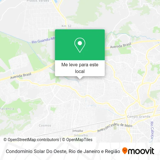 Condomínio Solar Do Oeste mapa