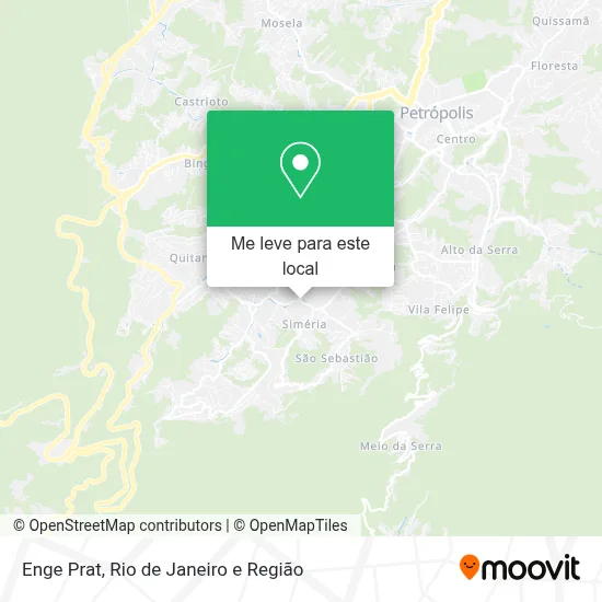 Enge Prat mapa