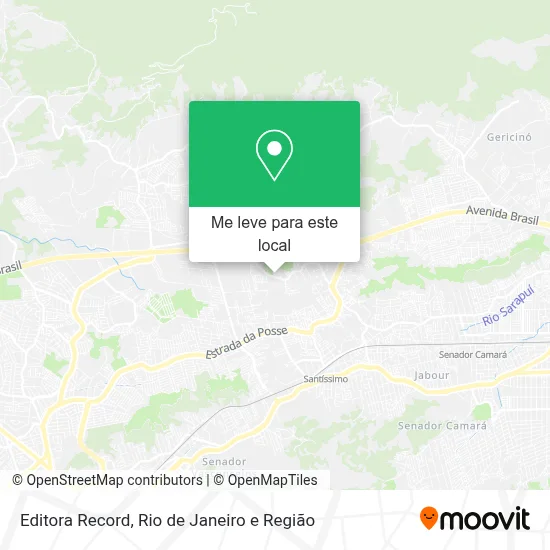 Editora Record mapa