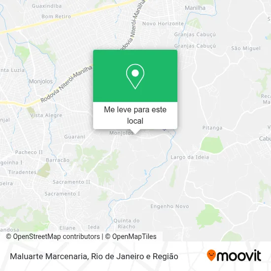 Maluarte Marcenaria mapa