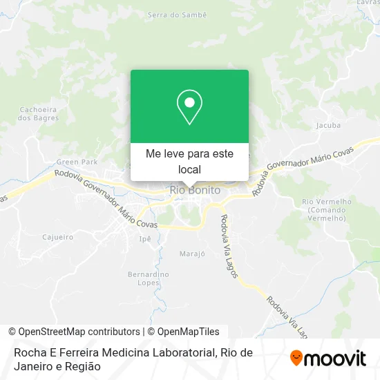 Rocha E Ferreira Medicina Laboratorial mapa