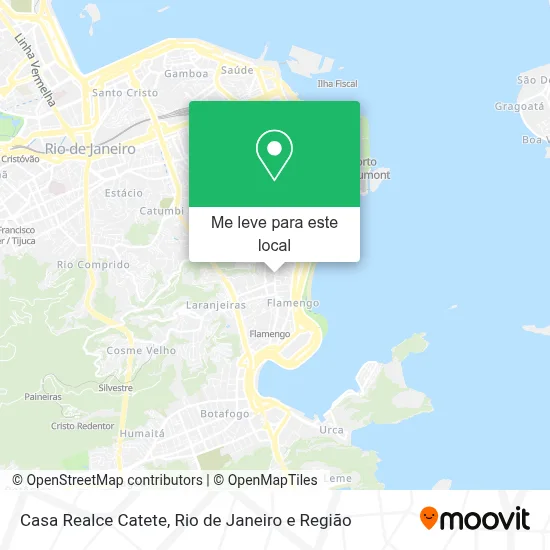 Casa Realce Catete mapa