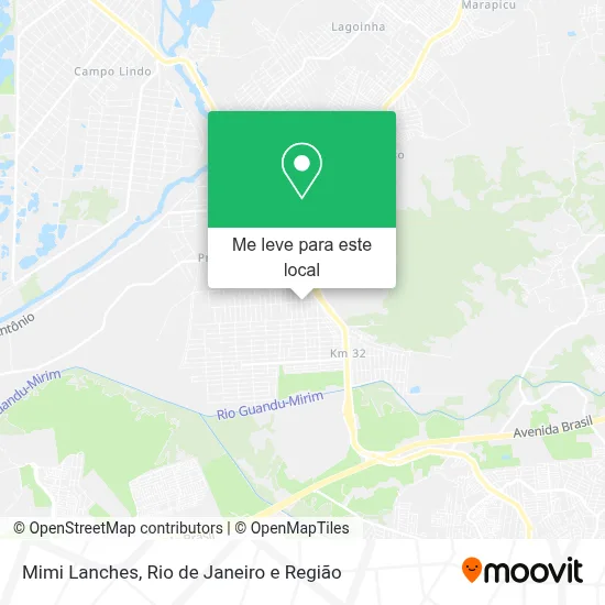 Mimi Lanches mapa