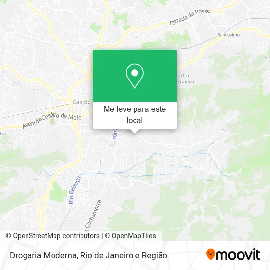 Drogaria Moderna mapa