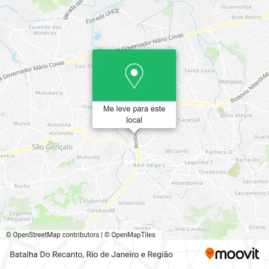 Batalha Do Recanto mapa