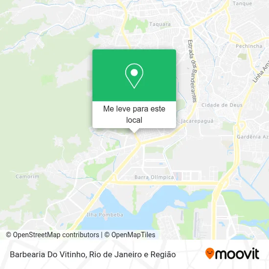 Barbearia Do Vitinho mapa
