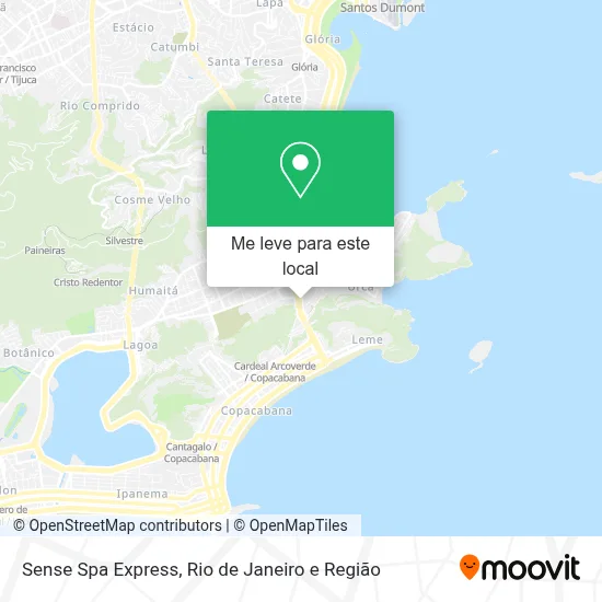 Sense Spa Express mapa