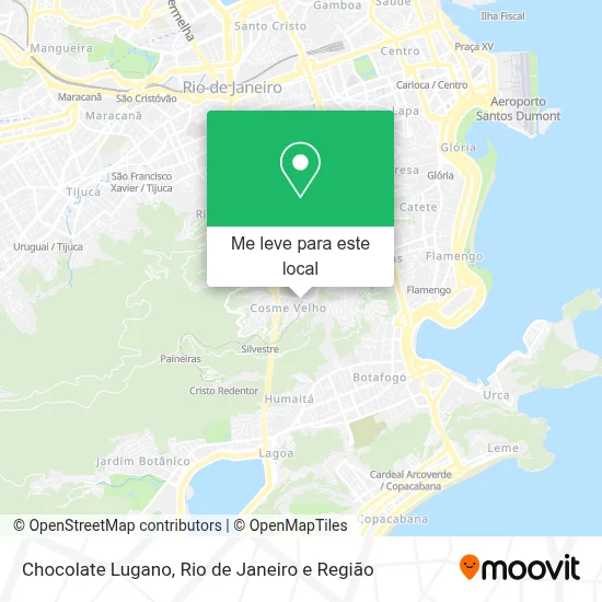 Chocolate Lugano mapa