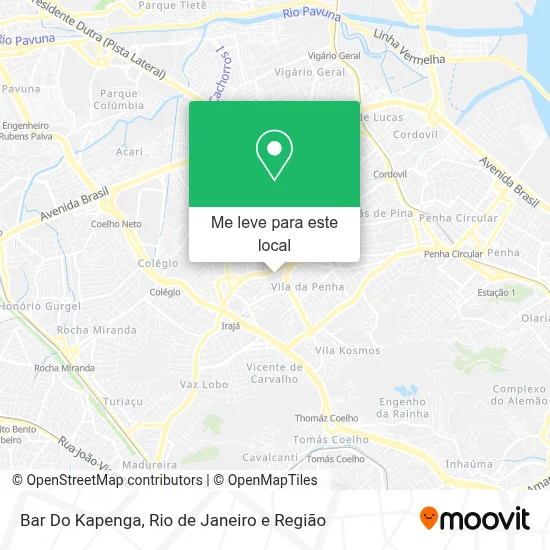 Bar Do Kapenga mapa