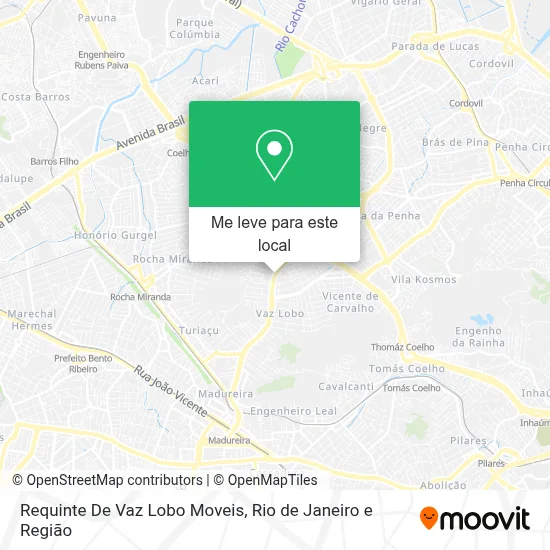 Requinte De Vaz Lobo Moveis mapa