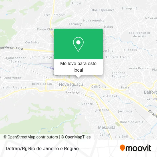 Detran/Rj mapa