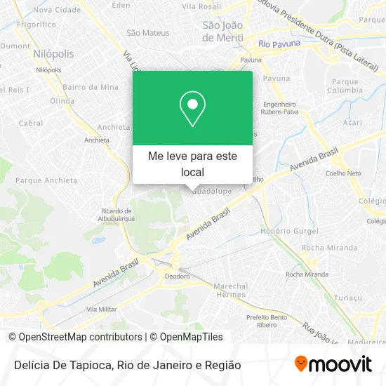 Delícia De Tapioca mapa