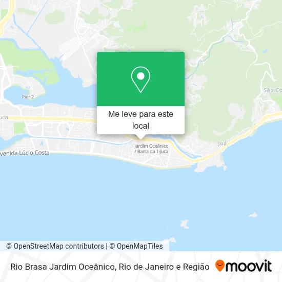 Rio Brasa Jardim Oceânico mapa