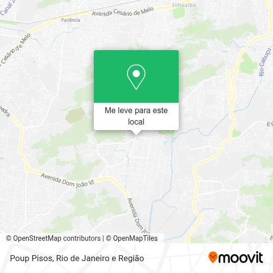 Poup Pisos mapa