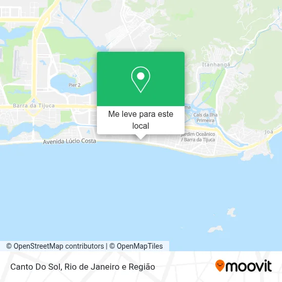 Canto Do Sol mapa