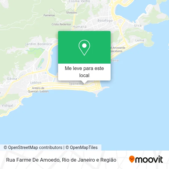 Rua Farme De Amoedo mapa