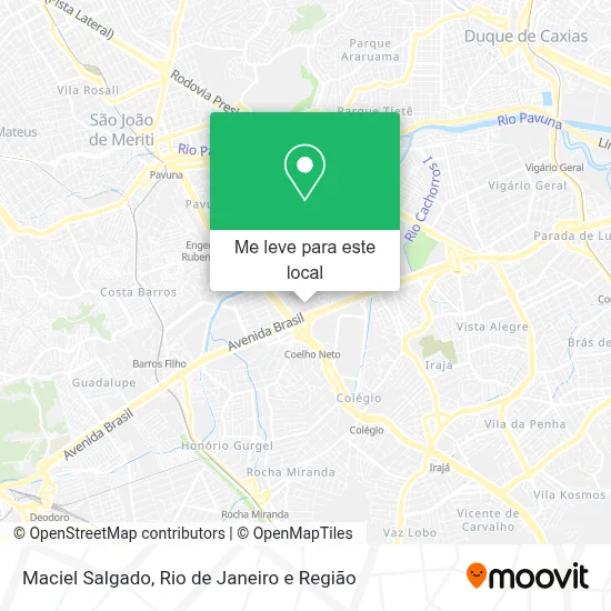 Maciel Salgado mapa