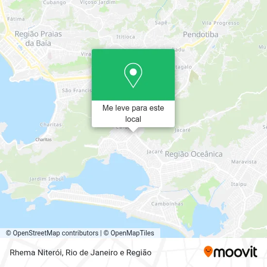 Rhema Niterói mapa