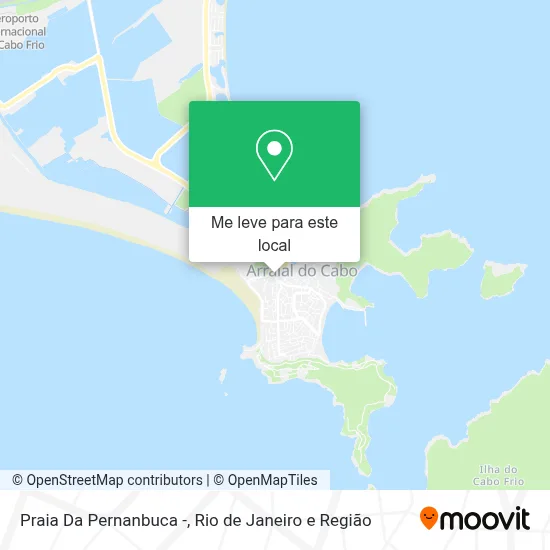 Praia Da Pernanbuca - mapa