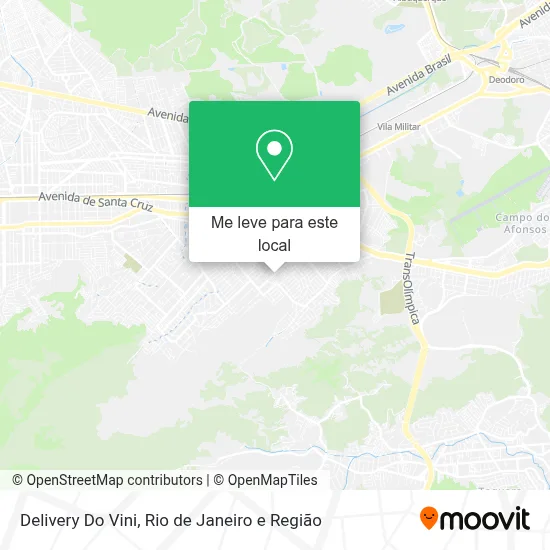 Delivery Do Vini mapa