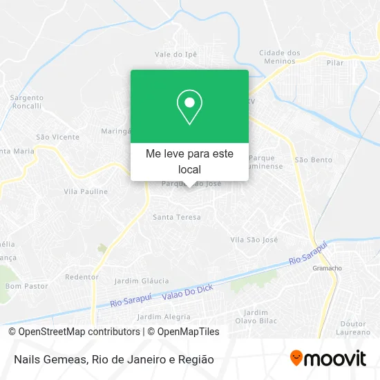 Nails Gemeas mapa
