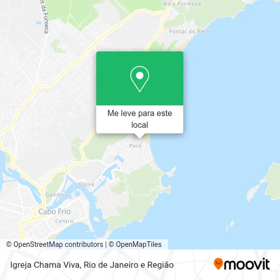 Igreja Chama Viva mapa