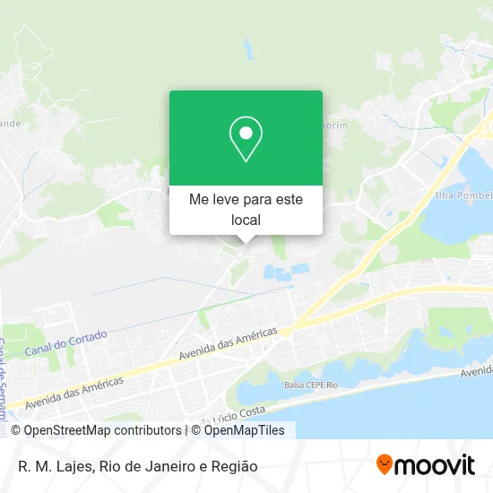 R. M. Lajes mapa