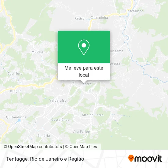 Tentagge mapa
