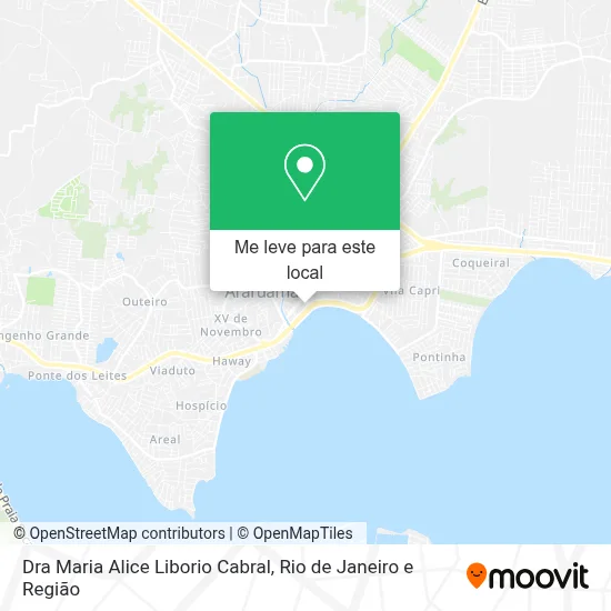 Dra Maria Alice Liborio Cabral mapa