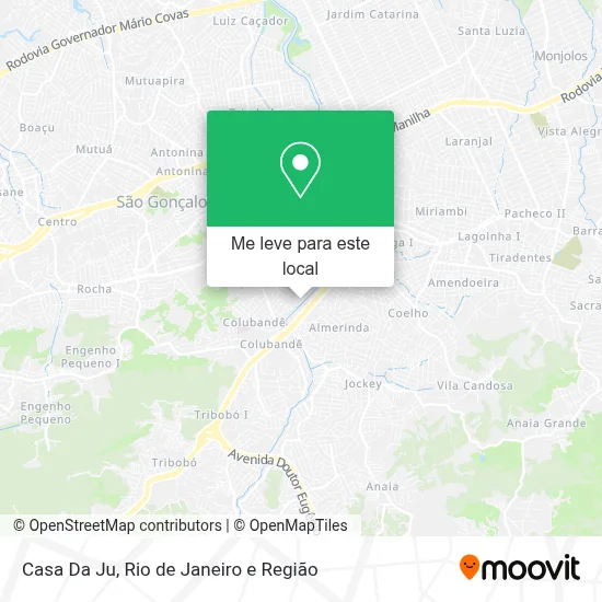 Casa Da Ju mapa