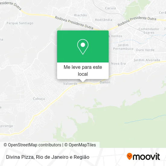 Divina Pizza mapa