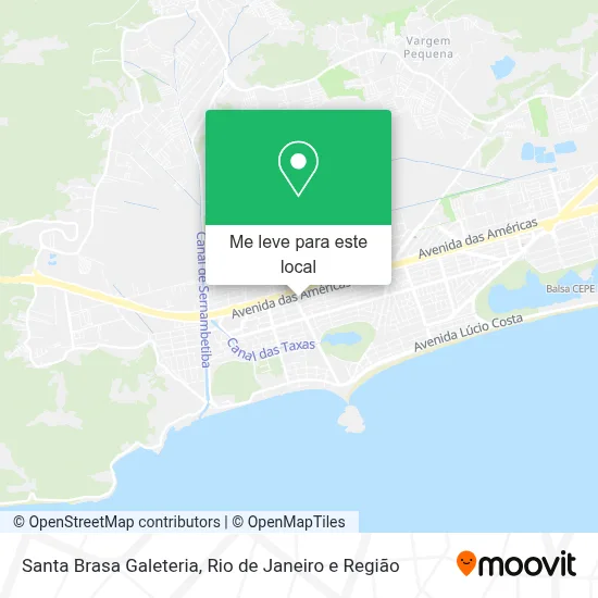 Santa Brasa Galeteria mapa