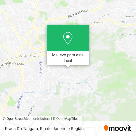 Praca Do Tangará mapa