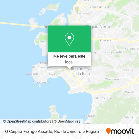 O Caipira Frango Assado mapa