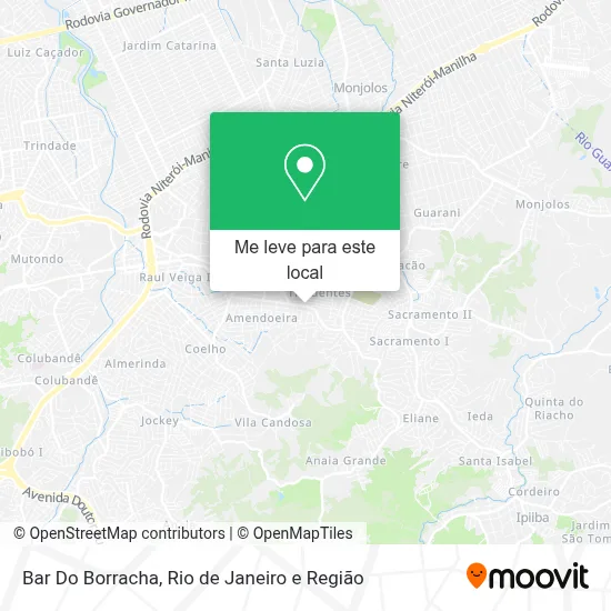 Bar Do Borracha mapa