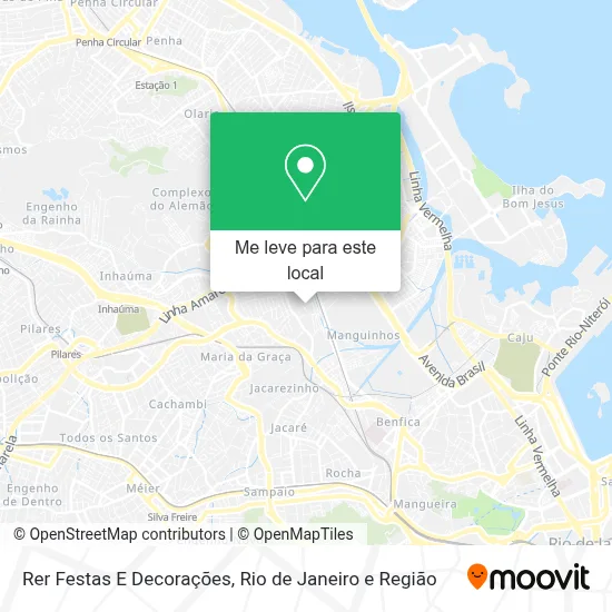 Rer Festas E Decorações mapa