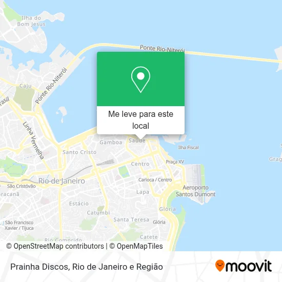 Prainha Discos mapa