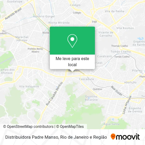 Distribuidora Padre Manso mapa