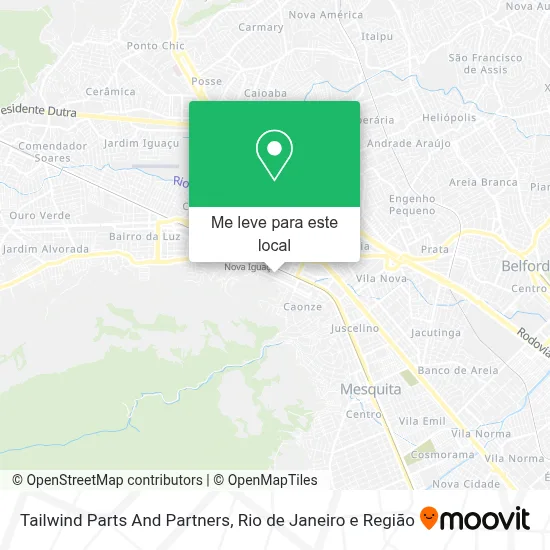 Tailwind Parts And Partners mapa