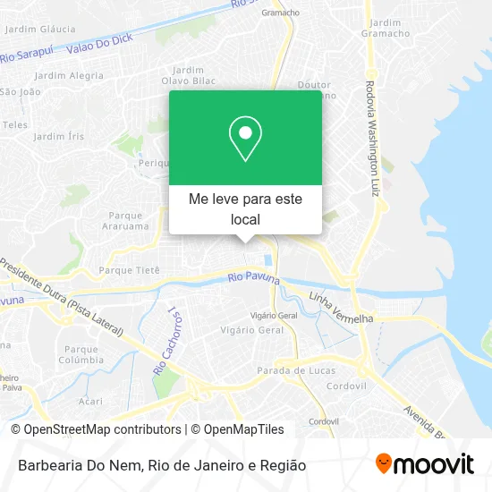 Barbearia Do Nem mapa