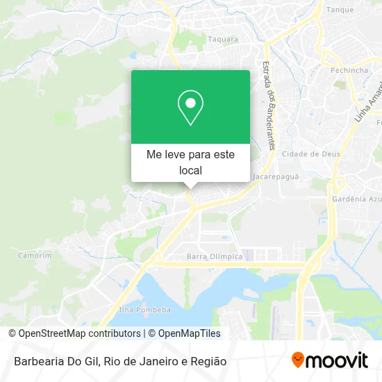 Barbearia Do Gil mapa