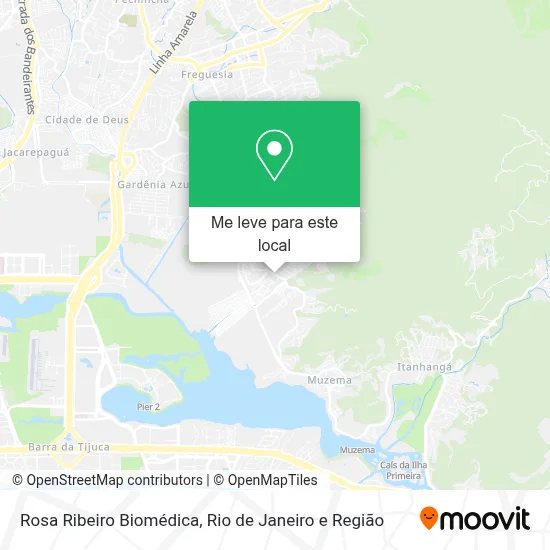 Rosa Ribeiro Biomédica mapa