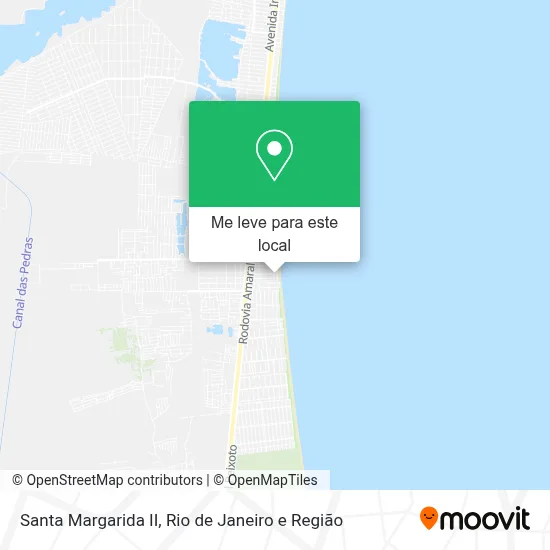 Santa Margarida II mapa