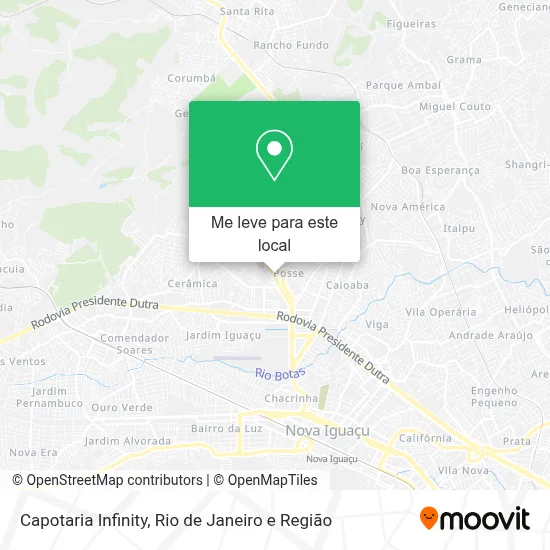 Capotaria Infinity mapa