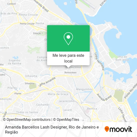 Amanda Barcellos Lash Designer mapa