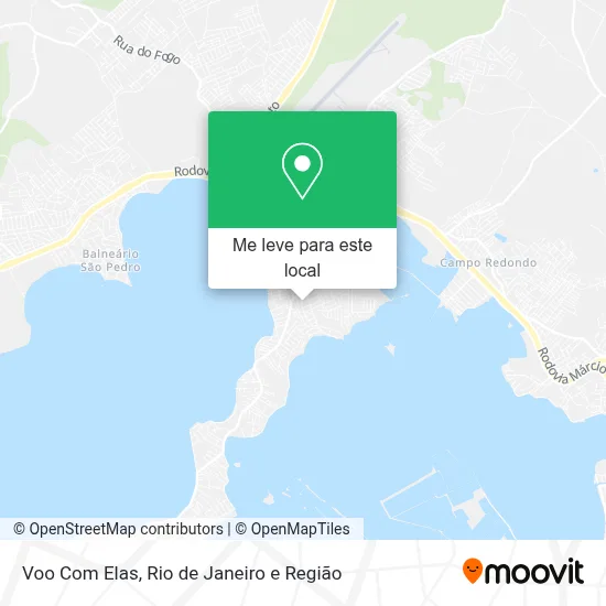 Voo Com Elas mapa