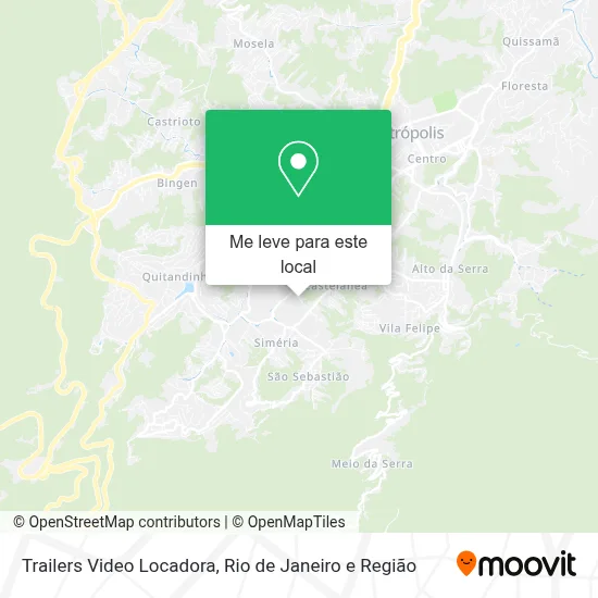 Trailers Video Locadora mapa