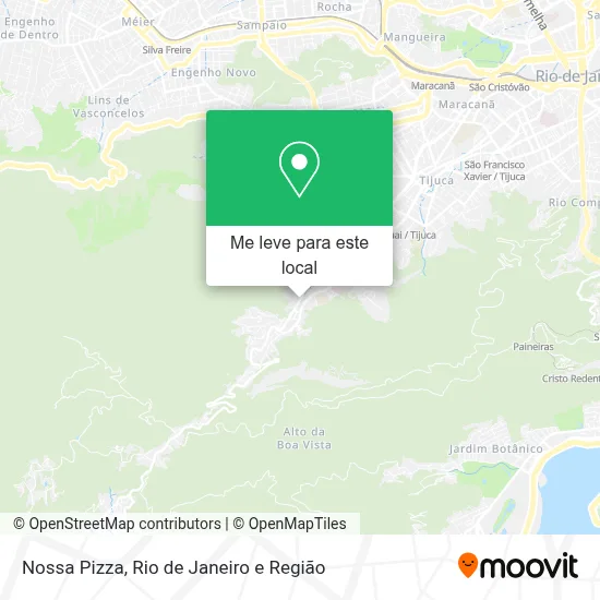 Nossa Pizza mapa