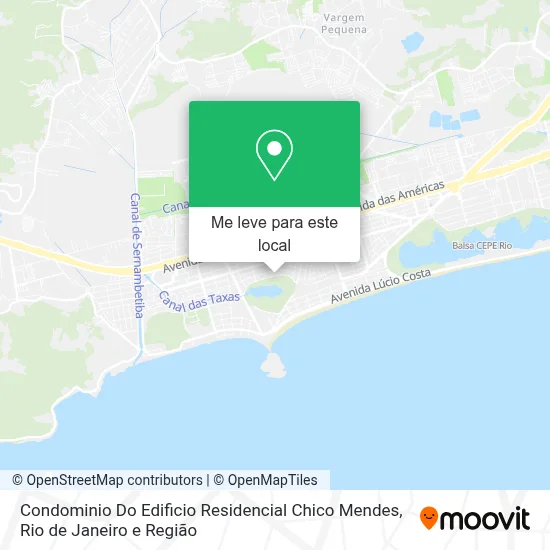 Condominio Do Edificio Residencial Chico Mendes mapa
